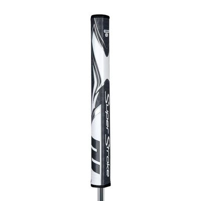 SuperStroke Zenergy Flatso 3.0 Putter Grips Grey/White - thumbnail image 1