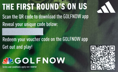 adidas Golf Now Tour 360 Voucher - thumbnail image 2