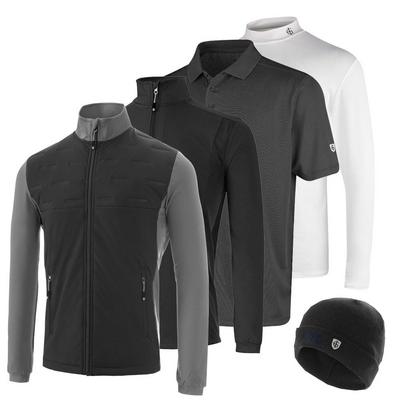 Island Green Professional Winter Golf Clothing Bundle - Black