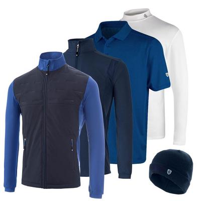 Island Green Professional Winter Golf Clothing Bundle - Navy