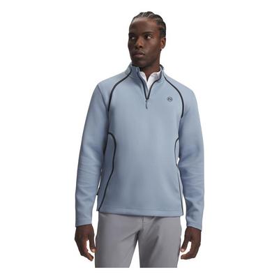 Under Armour UA Drive 1/4 Zip Golf Midlayer - Blue Wind/Anthracite