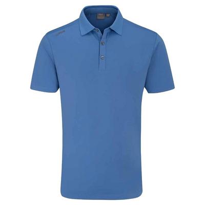 Ping Lindum Golf Polo Shirt - Blue Yonder