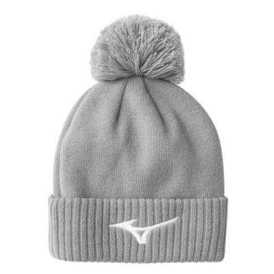 Mizuno Crested Bobble Hat - Grey