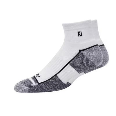 FootJoy ProDry Quarter Mens Golf Socks - White