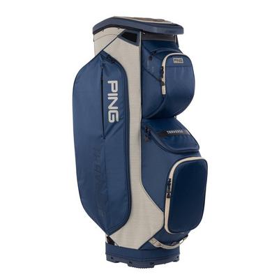 Ping Traverse 244 Golf Cart Bag - Navy/Heather Sand