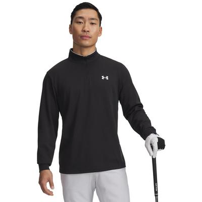 Under Armour UA Matchplay Golf 1/4 Zip Sweater - Black/White