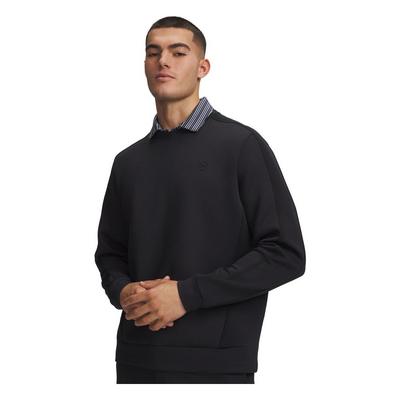 Under Armour UA Drive Crew Neck Golf Midlayer - Black/Anthracite