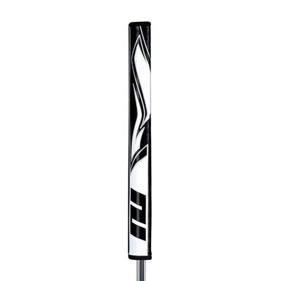 SuperStroke Zenergy Flatso 2.0 Putter Grip - Black/White - thumbnail image 4