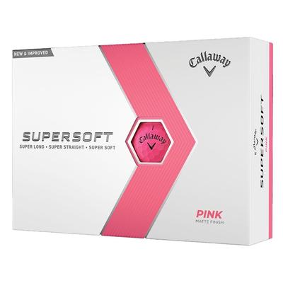 Callaway Supersoft Golf Balls 23 - Pink - thumbnail image 1