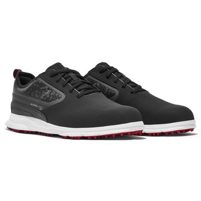 FootJoy Superlites XP Golf Shoe - Black/White/Red - thumbnail image 4