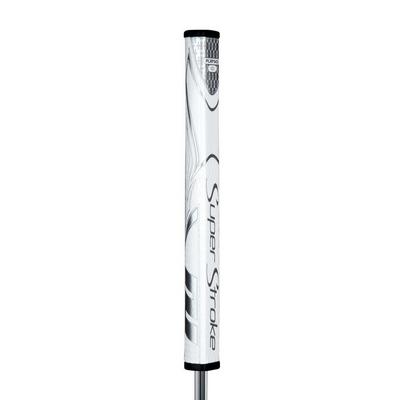 SuperStroke Zenergy Flatso 1.0 Putter Grip - White/Silver