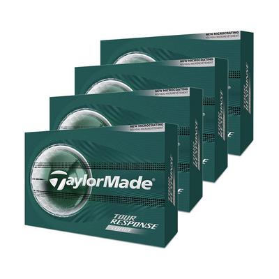 TaylorMade Tour Response Stripe Golf Balls - White/Clear (4 For 3)