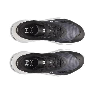 Under Armour UA Halo Hybrid Spikeless Golf Shoes - Black/Halo Grey/Metallic Gun Metal - thumbnail image 5