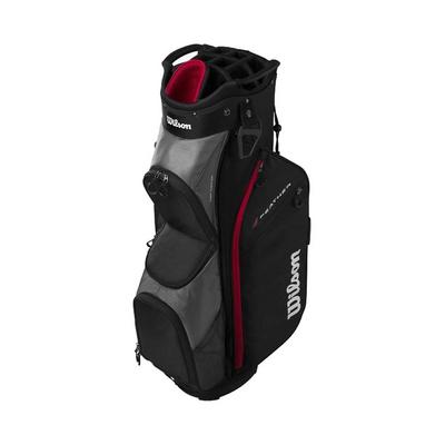 Wilson Feather Golf Cart Bag - Black/Grey/Red