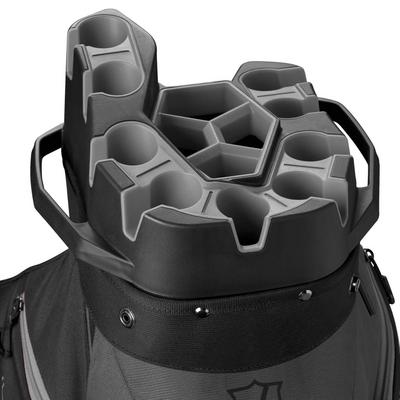 Wilson I-Lock Organiser Golf Cart Bag - Black/Grey - thumbnail image 3
