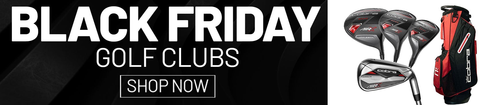 Black Friday Golf Clubs Banner